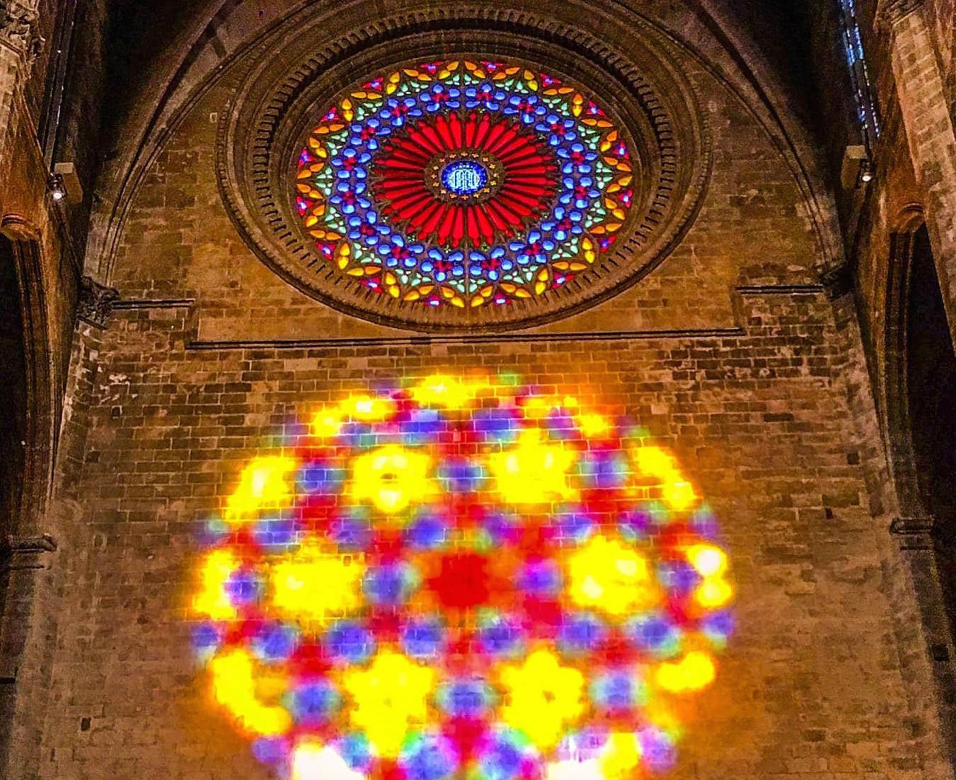 Palma Cathedral Light Show | La Seu | Rose Window | Figure of 8