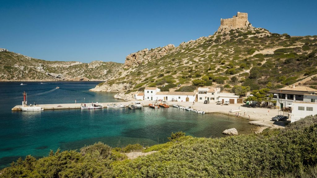 Cabrera Island - View of the Castle 